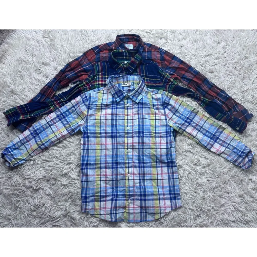 3 piece boys button shirt bundle size 10-12 by GAP kids, Epic Threads & Class Cl